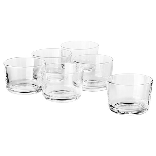 نیم لیوان و دسر خوری 180 سی سی 6 عدد مدل IKEA +365 ایکیا
