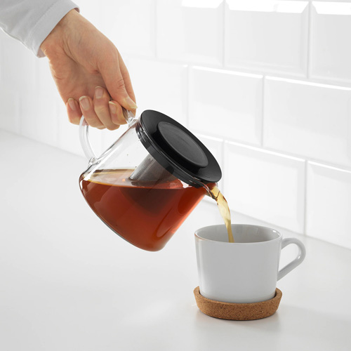 مناسب قوری شیشه ای 1.5 لیتر مدل RIKLIG ایکیا