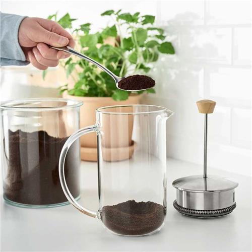 فرنچ پرس یک لیتر درب استیل مدل IKEA +365 ایکیا