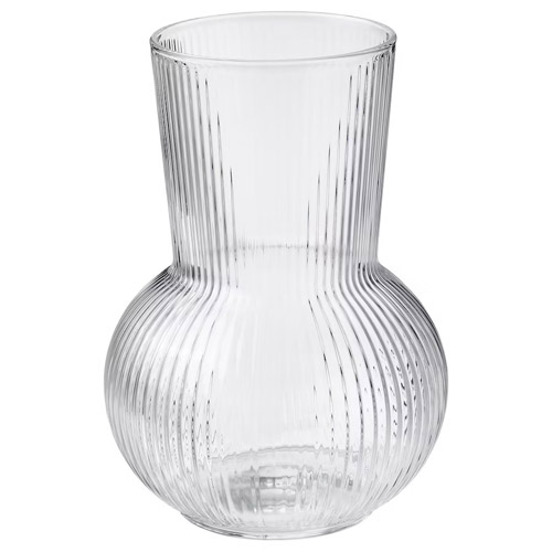 گلدان شیشه ای طرح دار مدل PADRAG ایکیا