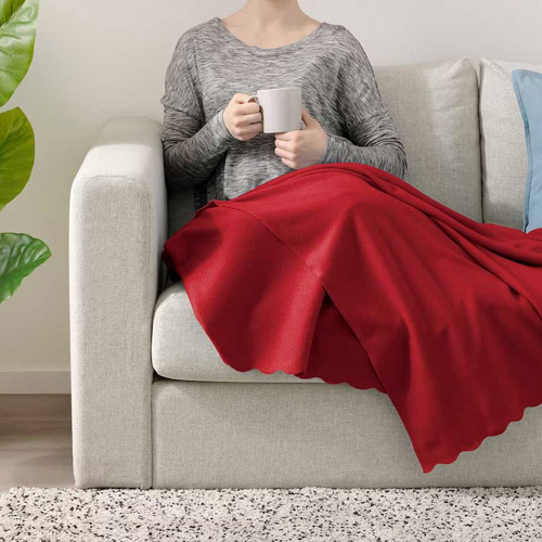 پتو مسافرتی تک نفره مدل THORGUN ایکیا (رنگبندی)