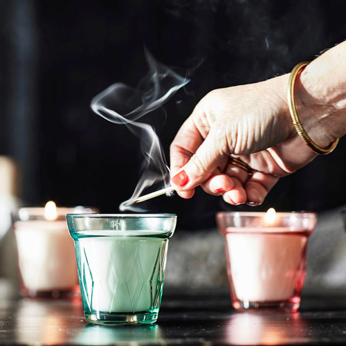 شمع معطر لیوانی مدل VALDOFT ایکیا (رنگبندی)