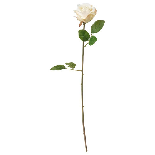 شاخه گل مصنوعی رز سفید مدل SMYCKA ایکیا