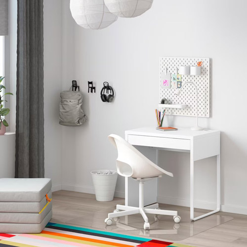 میز تحریر چوبی بدون کابینت مدل MICKE ایکیا (رنگبندی)