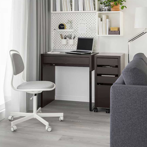 میز تحریر چوبی بدون کابینت مدل MICKE ایکیا (رنگبندی)
