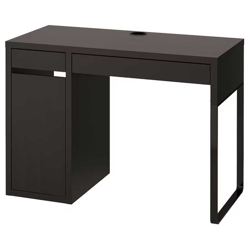 میز تحریر چوبی کابینت دار مدل MICKE ایکیا (رنگبندی)