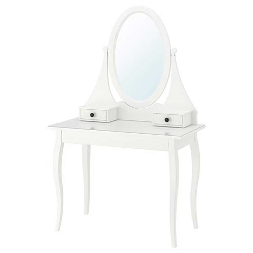میز آرایش آینه دار مدل HEMNES ایکیا