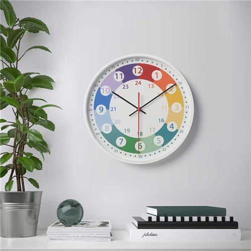 korvtraed-wall-clock-low-voltage-multicolour