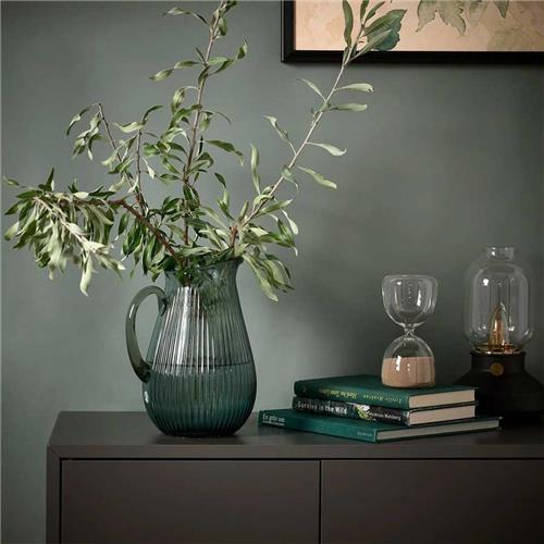 پارچ شیشه ای سبز ایکیا مدل VARDAGEN
