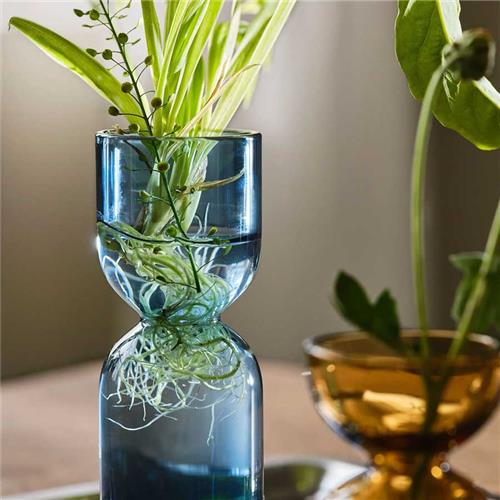 گلدان شیشه ای رنگی ایکیا مدل DAKSJUS
