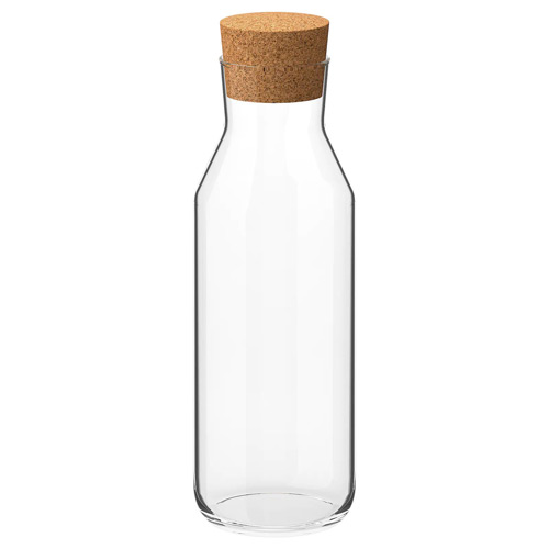 بطری یک لیتر با در چوب پنبه ای مدل IKEA +365 ایکیا