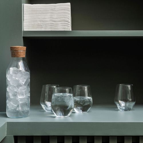 بطری یک لیتر با در چوب پنبه ای مدل IKEA +365 ایکیا