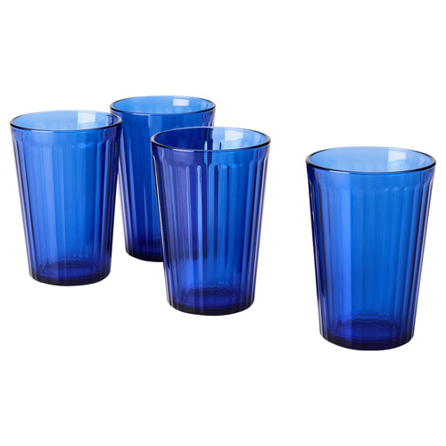 لیوان 310 سی سی آبی ۴ عدد مدل VARDAGEN ایکیا