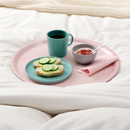 سینی ملامین صورتی ایکیا