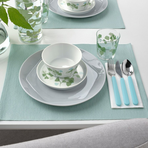 کاسه چینی جفت طرح برگ مدل STILENLIG ایکیا