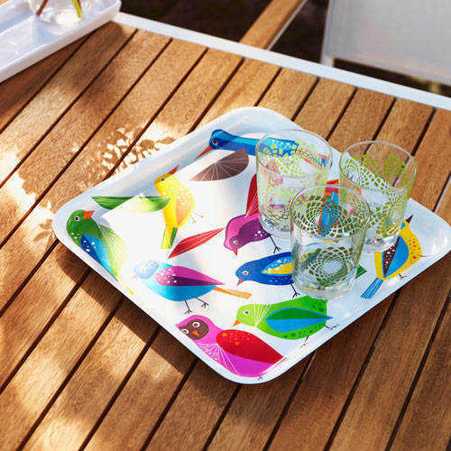 سینی مرغی ملامین مدل BARBAR ایکیا