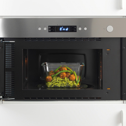 ظرف غذا با درب شیشه مستطیل مدل IKEA +365 ایکیا