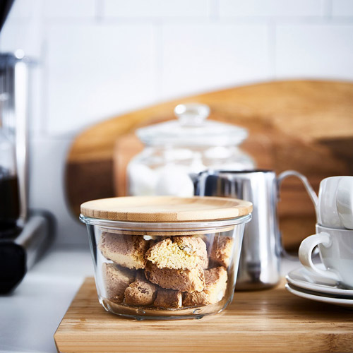 ظرف غذا شیشه ای گرد مدل IKEA +365 ایکیا