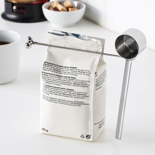 پیمانه و گیره قهوه استیل ایکیا