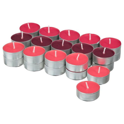 شمع وارمر قرمز معطر 30 عدد ایکیا