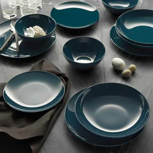 سرویس غذاخوری سرامیکی سرمه ای مدل FARGRIK ایکیا