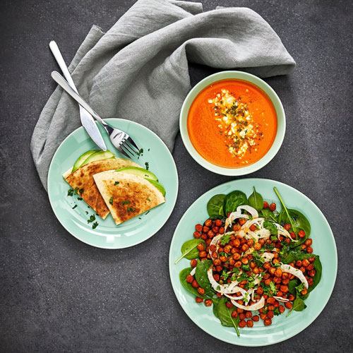 سرویس غذاخوری سرامیکی سبز مدل FARGRIK ایکیا