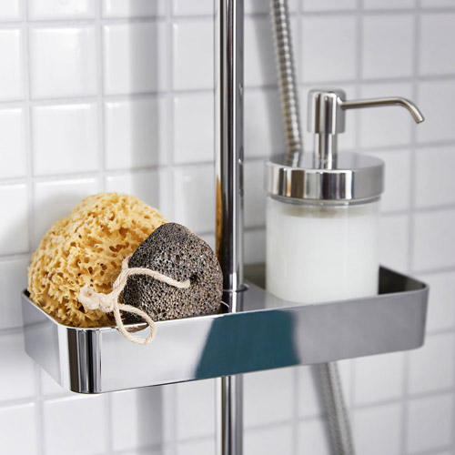 جای شامپو و صابون کروم ایکیا