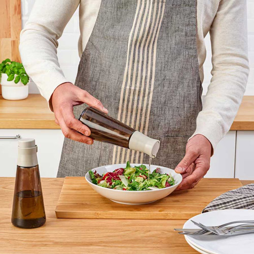 جای آبلیمو و روغن شیشه ای تک مدل HALVTOM ایکیا