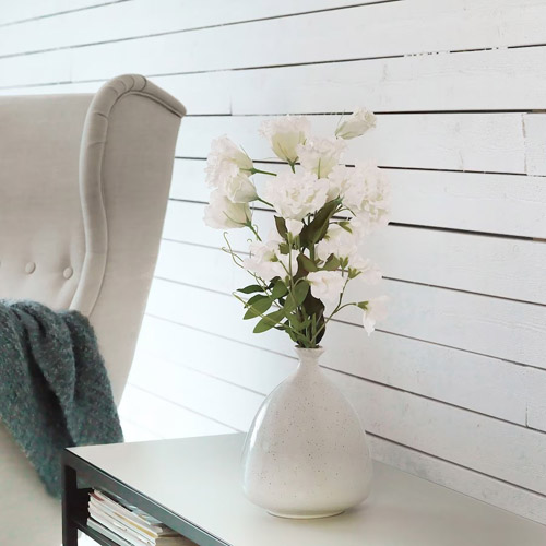 شاخه گل مصنوعی لیسیانتوس سفید مدل SMYCKA ایکیا