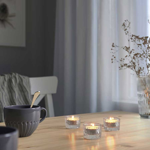 جاشمعی شیشه ای تراش خورده 3 عدد مدل SMALLSPIREA ایکیا