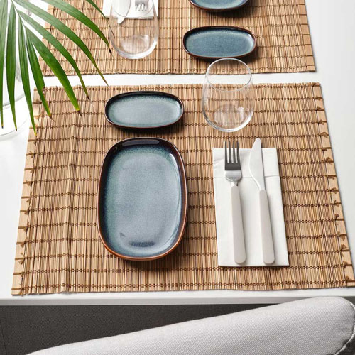 رولت خوری سرامیکی 2 عدد مدل GLADELIG ایکیا (رنگبندی)