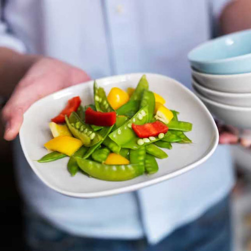 سرویس غذاخوری 18 پارچه سفید مدل VARDERA ایکیا