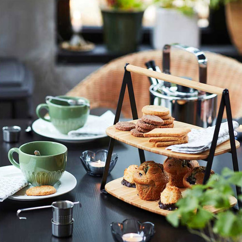 سینی سرو 2 طبقه بامبو مدل FULLSPACKAD ایکیا