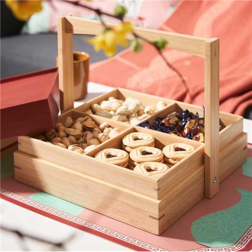 ظرف پذیرایی بامبو درب دار ایکیا مدل FOSSTA