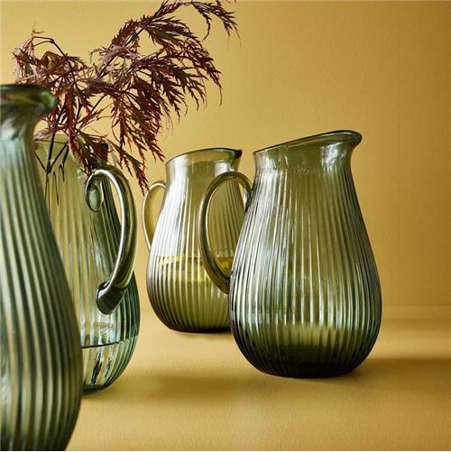 پارچ شیشه ای سبز ایکیا مدل VARDAGEN