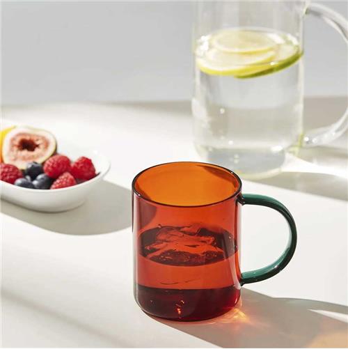 ماگ شیشه ای قهوه ای مدل SKUGGSTUBB ایکیا