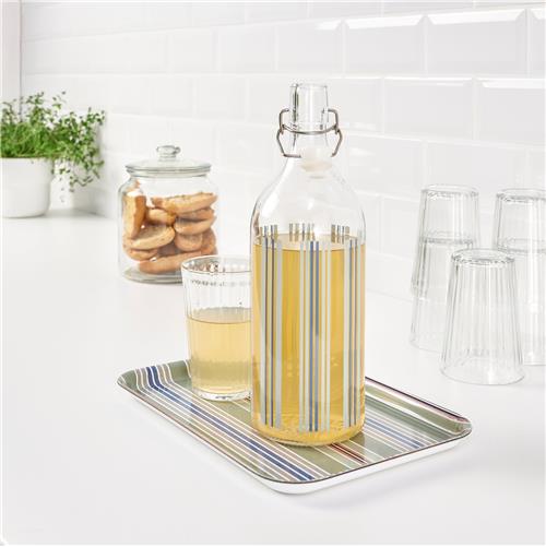 بطری در کلیپسی 1 لیتری طرح دار مدل KORKEN ایکیا