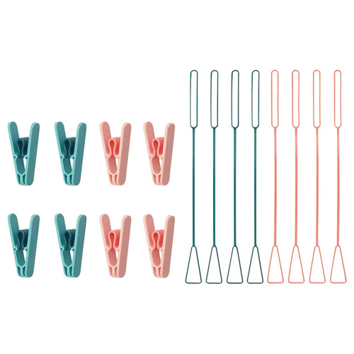 گیره لباس آویز 8 عدد مدل SLIBB ایکیا